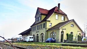 Der verlassene Markgröninger Bahnhof soll reaktiviert werden. Foto: factum/Weise