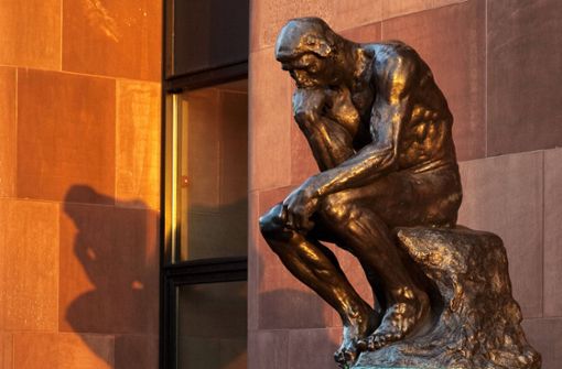 Galionsfigur der Nachdenklichkeit: Auguste Rodins  „Denker“ Foto: imago//Stefan Ziese