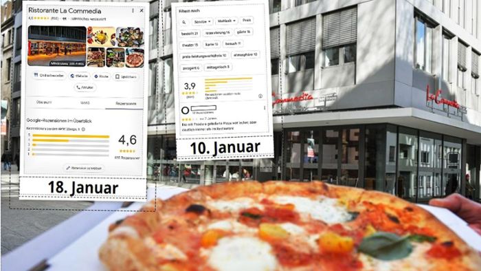 Stuttgarter Restaurant im Internet: La Commedia erhält durch eine Löschaktion mehr Google-Sterne