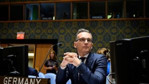 Außenminister Heiko Maas beim Treffen des Sicherheitsrats der Vereinten Nationen in New York. Foto: AFP
