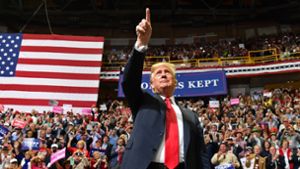 Donald Trump macht für die Midterms kräftig Wahlkampf – auch aus ganz persönlichem Interesse. Foto: AFP