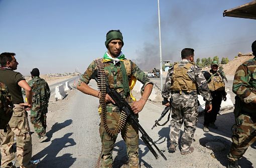 Irakische Kräfte rücken auf Kirkuk zu. Von kurdischer Seite gibt es kaum Widerstand. Foto: AP