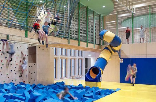 Die Bewegungswelt in der Sporthalle Stuttgart auf der Waldau ist beliebt. Foto: Stadt Stuttgart/Achim Birnbaum