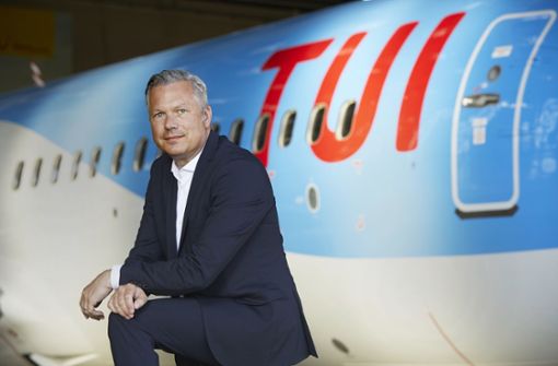 Tui-Fly-Geschäftsführer Oliver Lackmann verlangt von der EU mehr Unterstützung bei der Entwicklung alternativer Antriebe für Flugzeuge. Foto: Gregor Schlaeger
