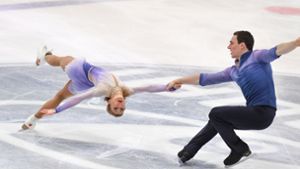 Das neue Deutsche Eiskunstlaufpaar Aljona Savchenko und Bruno Massot. Foto: dpa