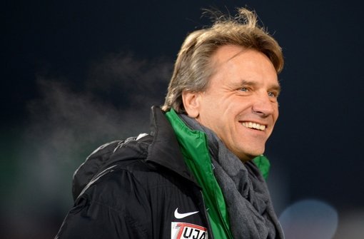 Versprüht meistens gute Laune – vor der Rückkehr mit Preußen Münster zu den Stuttgarter Kickers will sich Horst Steffen. Foto:  