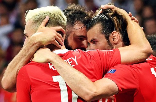 Wales zieht als Sieger der Gruppe B ins Achtelfinale ein. Foto: AFP