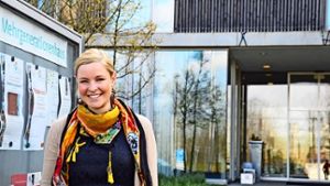 Lisa von Berg ist Quartiersmanagerin im Anna-Haag-Haus Foto: Wazulin