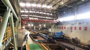 Die Stahlproduktion im Staatskonzern  Nisco in Nanjing ist bereits voll automatisiert. Foto: /Fabian Kretschmer