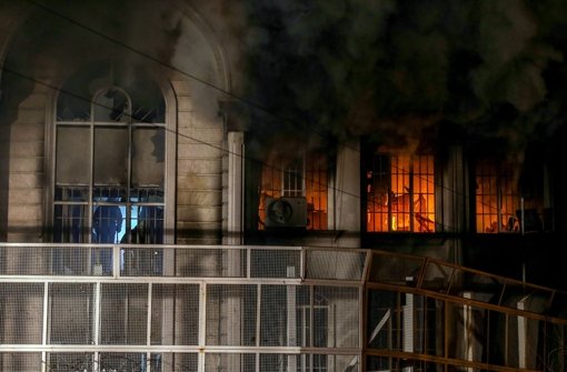 Angriff auf die  saudische Botschaft in der iranischen Hauptstadt Teheran Foto:  