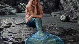 Shakira als Meerjungfrau für ihr Musikvideo zu Copa Vacía. Foto: JAUME DE LAIGUANA /Sony Music