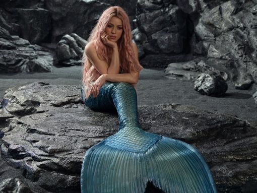 Shakira als Meerjungfrau für ihr Musikvideo zu Copa Vacía. Foto: JAUME DE LAIGUANA /Sony Music