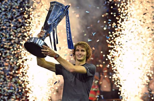Alexander Zverev hat die ATP Finals in London im Vorjahr gewonnen. Foto: AFP/GLYN KIRK