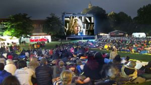 Das Open-Air-Kino auf der Esslinger Burg ist sehr beliebt und  gut besucht. Foto: Horst Rudel/Archiv