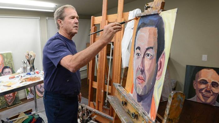George W. Bush kann malen