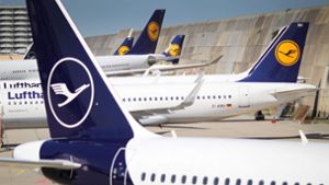 Der Kranich hat Flugprobleme: Der Lufthansa geht es schlecht. Foto: AFP/DANIEL ROLAND