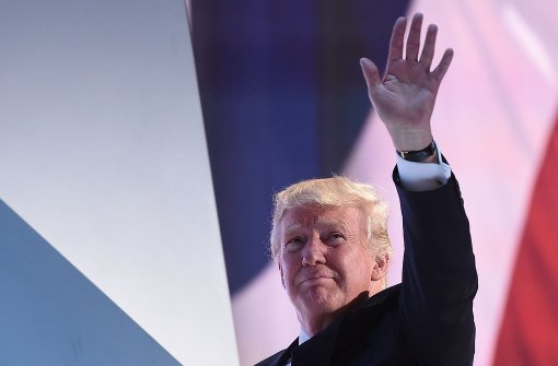 Donald Trump in Cleveland. Foto: AFP
