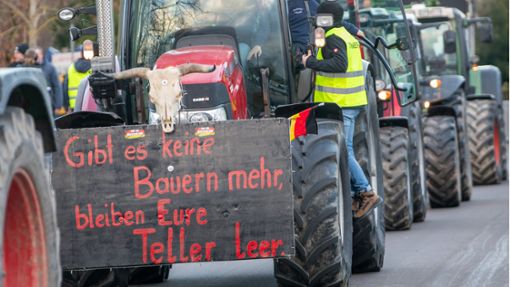 Für den 8.1. haben Landwirte wieder Proteste angekündigt. Foto: Stefan Puchner/dpa/Stefan Puchner