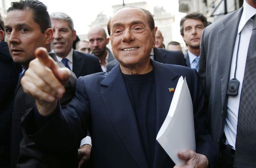 Silvio Berlusconi kommt aus den juristischen Scharmützeln nicht heraus. Foto: AP