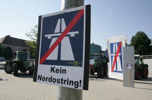 So protestierten Bauern gegen den Nordostring. Nach dem Willen des Verbands Region Stuttgart soll das umstrittene Projekt in den Bundesverkehrswegeplan aufgenommen werden. Foto: Privat
