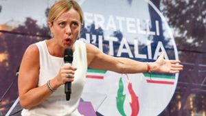 Giorgia Meloni ist die Chefin der Fratelli d´Italia, einer postfaschistischen Partei. Foto: /Imago/Piero Tenagli