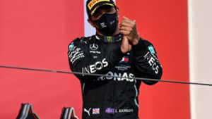 Lewis Hamilton siegt in Imola. Foto: AFP/MIGUEL MEDINA