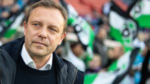 André Breitenreiter führt Hannover 96 zurück in die Bundesliga. Doch jetzt muss er als Trainer gehen. Foto: dpa