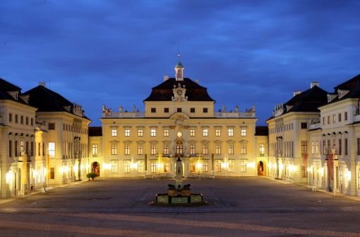 Das Ludwigsburger Schloss zur Geisterstunde Foto: dpa