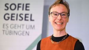 Sofie Geisel will als Oberbürgermeisterin lieber Moderatorin im Tübinger Rathaus sein als Talkshowgast im Fernsehen. Foto: dpa/Bernd Weißbrod