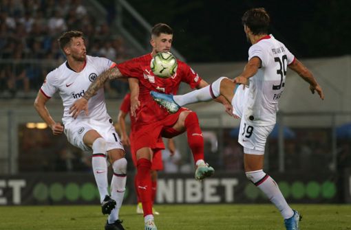 Eintracht Frankfurt gelang gegen den FC Vaduz ein 5:0-Sieg. Foto: dpa