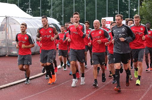 Der VfB Stuttgart fühlt sich beim ASV Grassau wohl. Foto: Pressefoto Baumann
