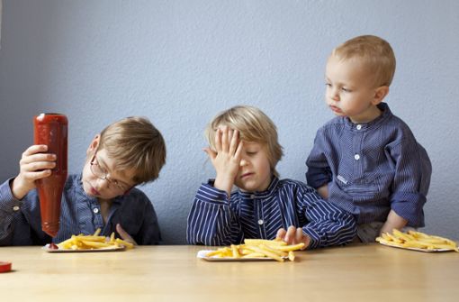 Es gibt womöglich sehr wenige Kinder, denen Pommes nicht schmecken. In Maßen ist auch ungesundes Essen in Ordnung, doch immer weniger Familien kochen mit frischen Produkten. Foto: imago/photothek/Ute Grabowsky/photothek.net