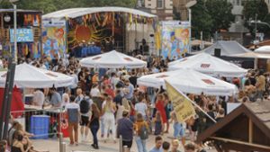 Stuttgart hat es vermisst: Das Marienplatzfest. Mehr Eindrücke gibt es in unserer Fotostrecke. Foto: Lichtgut/Julian Rettig
