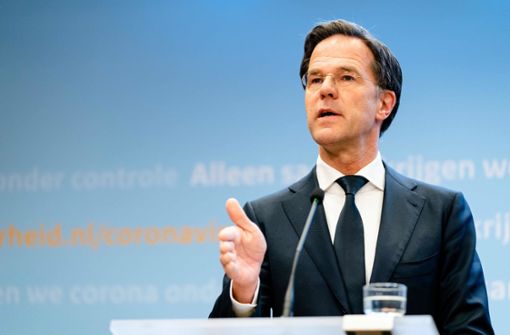 Mark Rutte ist nur noch kommissarischer Premier. Foto: AFP/Bart Maat