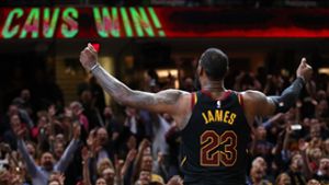 LeBron James führt die Cleveland Cavaliers von Sieg zu Sieg. Foto: AFP