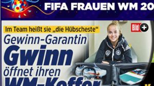 Giulia Gwinn schoss das  1:0 gegen China, vor allem ist sie für die „Bild“-Zeitung aber „die Hübscheste“. Foto: bild.de