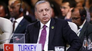 Recep Tayyip Erdogan bei einem Gipfeltreffen in Johannesburg. Im September will der türkische Präsident nach Deutschland kommen. Foto: POOL Reuters
