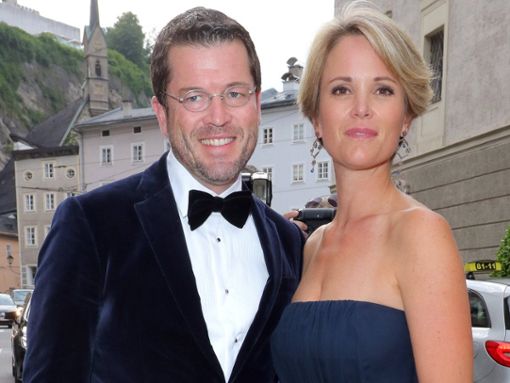 Karl-Theodor und Stephanie zu Guttenberg im Jahr 2016 in Salzburg. Foto: imago images/Tinkeres