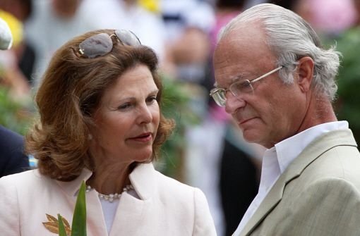 Schwedens König Carl Gustaf und seine Frau Silvia Foto: dpa