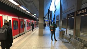 Bisher endet die S-Bahnlinie 2 in Bernhausen. Foto: Julia Bosch