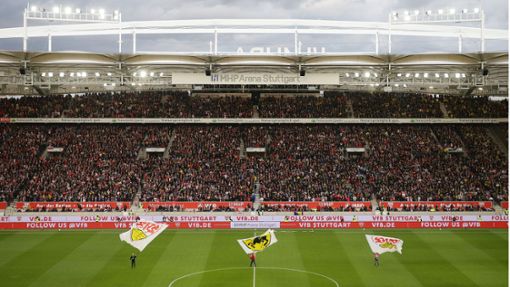 Auf der Gegengerade stehen noch Karten für das Bundesliga-Spiel gegen den FC Augsburg am 20. Dezember zur Verfügung. Foto: Baumann