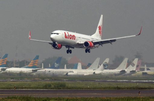 Eine Boeing 737 der Fluglinie Lion Air ist am Montag abgestürzt. Foto: AP