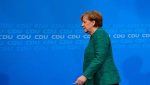 Angela Merkel  hat die Voraussetzungen geschaffen, dass der Parteitag  am Montag  den Weg in eine vierte Amtszeit ebnet. Foto: AFP