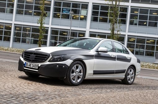 Die neue C-Klasse: Sportlicher mit mehr Profil, aber auch teurer als das Vorgängermodell. Foto: Daimler