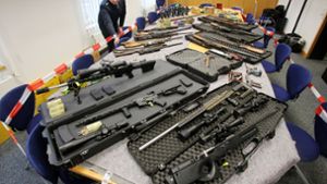 2016 wurden in Wuppertal Waffen von sogenannten Reichsbürgern sichergestellt. Foto: dpa