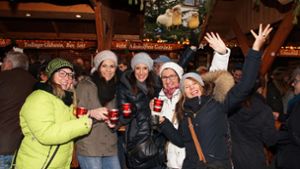 Stuttgarter Weihnachtsmarkt: Mit guter Stimmung gegen Schmuddelwetter