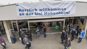 Die Uni Hohenheim erwartet bald neue Erstsemester-Studenten. Foto: 7aktuell/Oskar Eyb