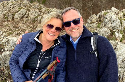 Petra Bandke und ihr Thomas: Die beiden haben sich nicht gesucht – und sich trotzdem gefunden. Dank Corona. Foto: /privat