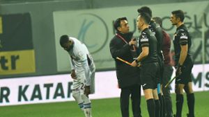 Das Spiel zwischen Istanbulspor und Trabzonspor wurde abgebrochen. Der Grund: Verärgerung über eine Schiedsrichter-Entscheidung. Foto: IMAGO/Seskim Photo/IMAGO/SeskimPhoto