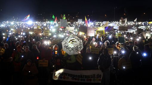 Die Demonstration war unter anderem von „Fridays for Future“ organisiert worden. Foto: dpa/Karl-Josef Hildenbrand